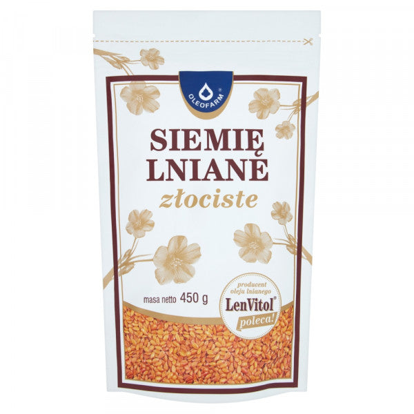 Siemie lniane złociste budwigowe