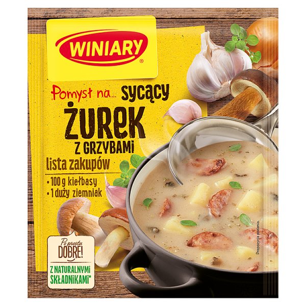 Winiary Pomysł na... Sycący żurek z grzybami 49 g