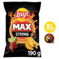 Lay's Max Strong Chipsy ziemniaczane karbowane o smaku ostrego chilli i limonki 190 g