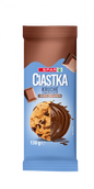 Ciastka Spar kruche z kawałkami czekolady i krem czekoladowy