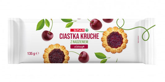 Ciastka Spar nadzienie wiśniowe