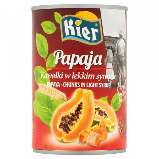 Kier Papaja kawałki w lekkim w syropie