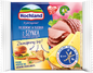 Hochland Ser kremowy w plastrach z szynką 130 g